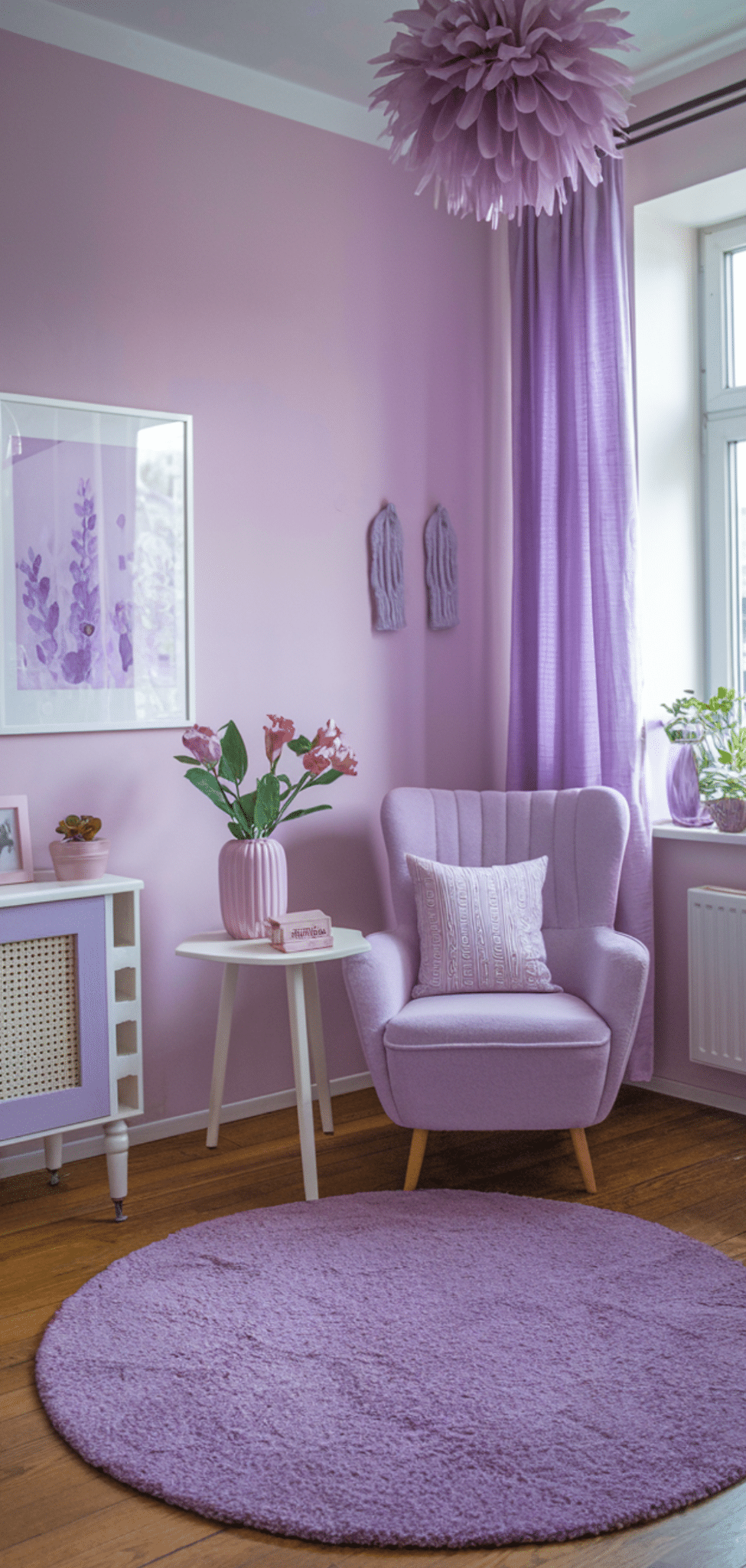 The psychology behind styling a lavender rug in your main gathering area