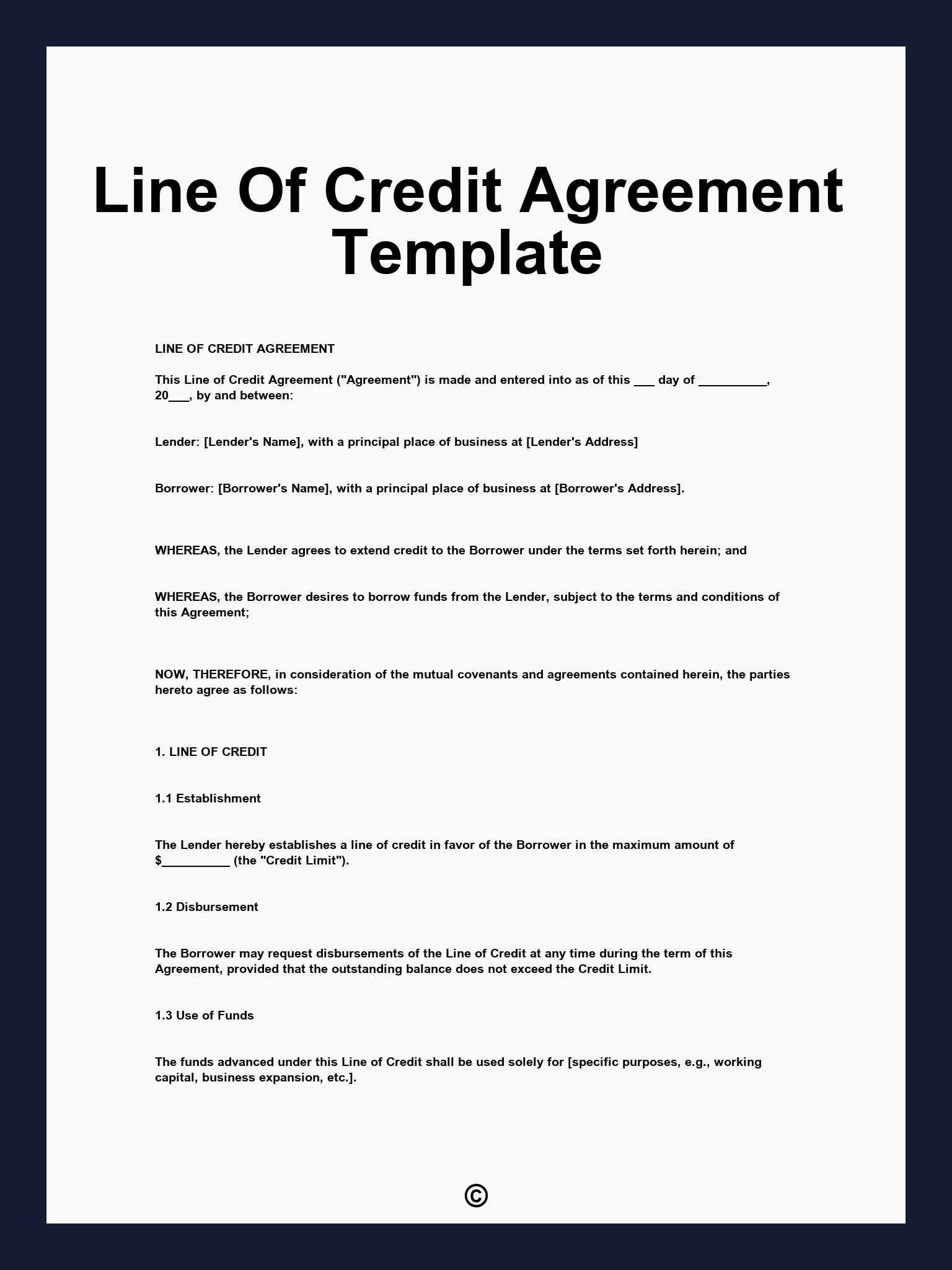 credit card agreement fine print