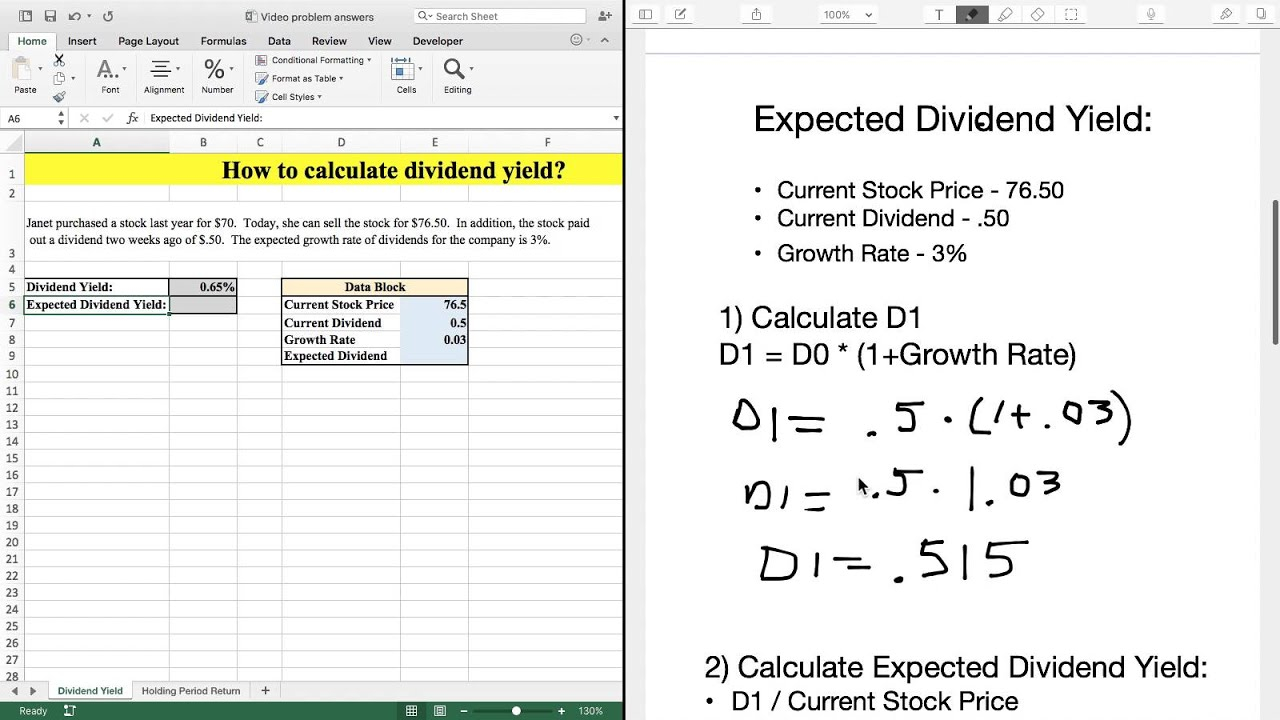 dividend yield explained