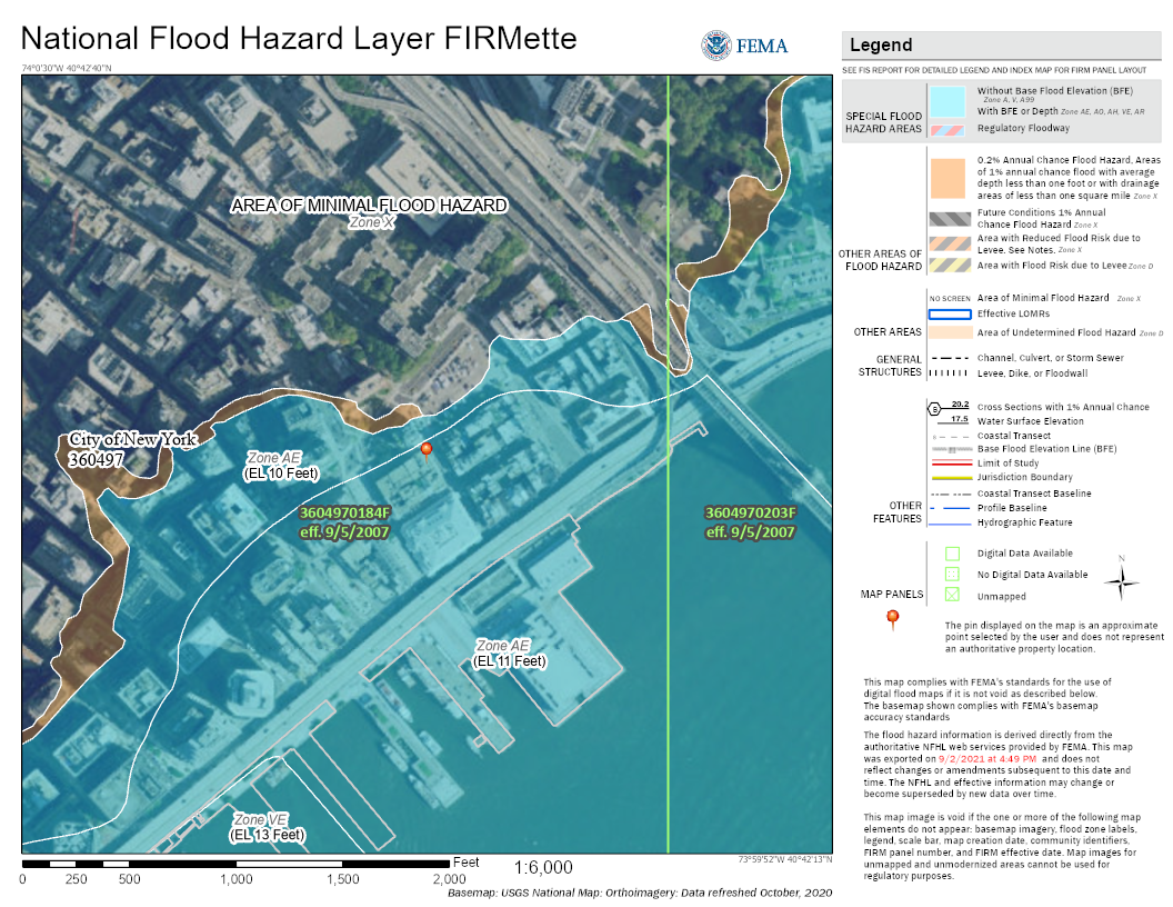 flood zone maps FEMA