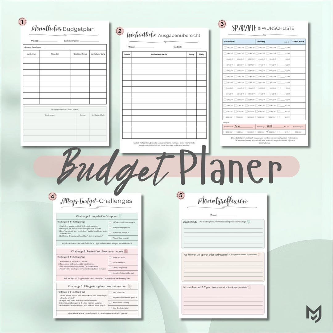 household budget template