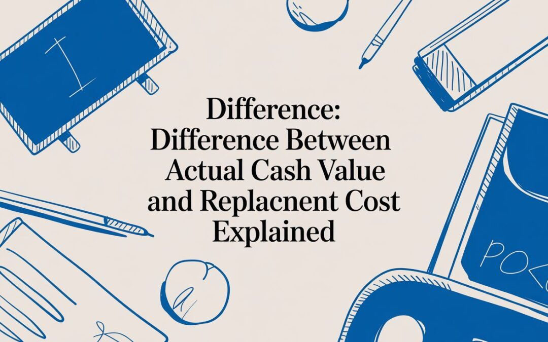 replacement cost vs actual cash value