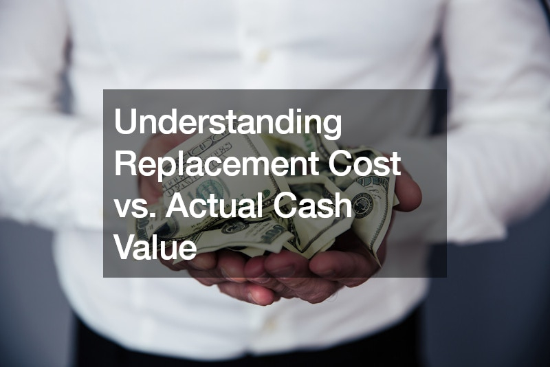 replacement cost vs actual cash value
