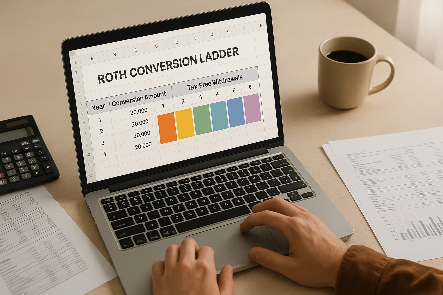 Roth conversion ladder