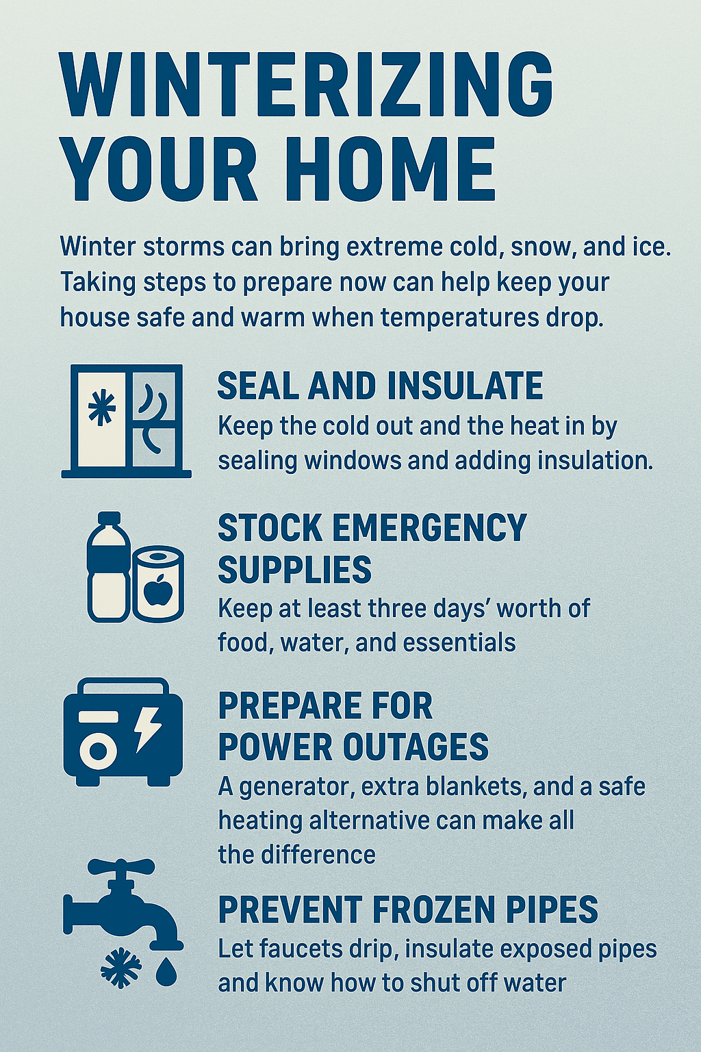winterize home save money