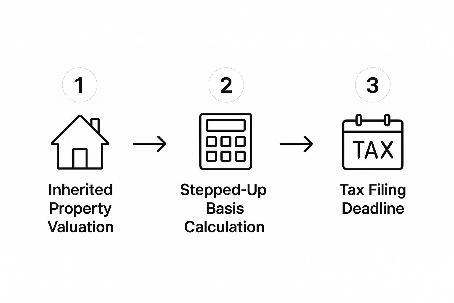 capital gains inherited property