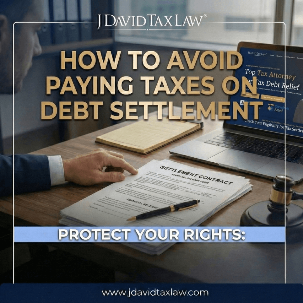 Protecting yourself from unexpected tax bills after reaching a debt settlement agreement