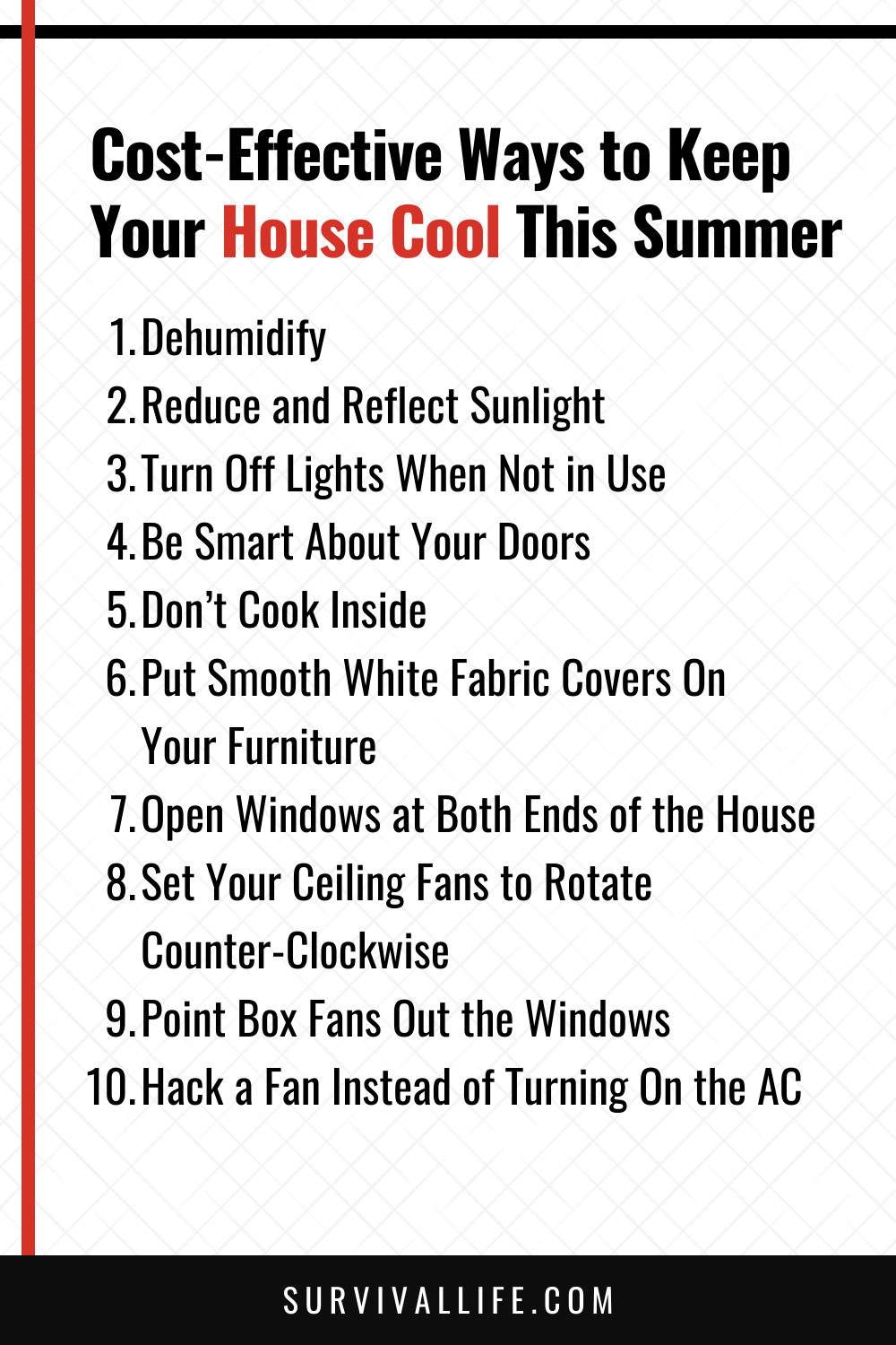 save on air conditioning