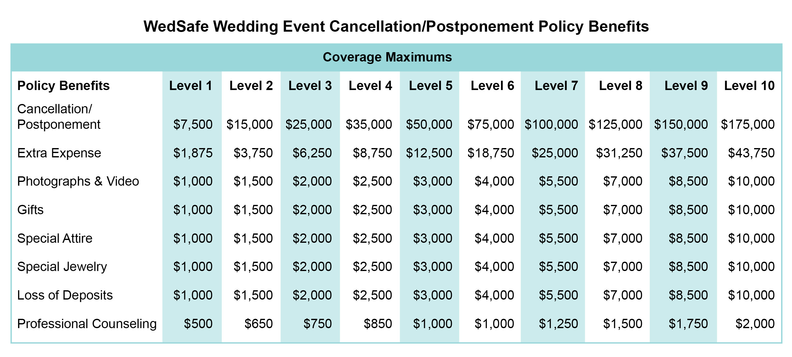 wedding insurance explained